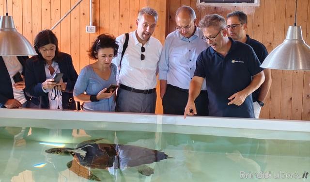 Visita del Commissario europeo pesca e oceani Costad Kadis a Torre Guaceto