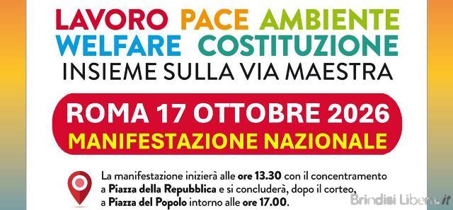 Cgil Brindisi, cinque pullman per la manifestazione a Roma