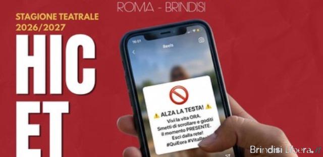 Hic et nunc: a Brindisi il Teatro Kopó apre la stagione 2026/2027 con sei spettacoli e un invito a spegnere lo schermo