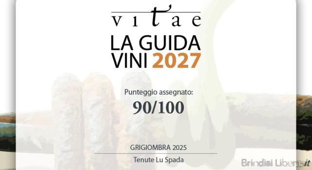 Grigiombra, il nuovo Vermentino biologico di Tenute Lu Spada: tradizione vitivinicola e innovazione nel cuore del Salento