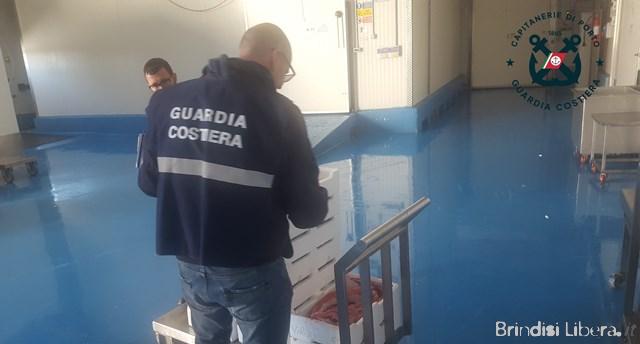 CONTROLLI SULLA FILIERA ITTICA E SICUREZZA ALIMENTARE: SEQUESTRATO OLTRE UN QUINTALE DI PRODOTTO ITTICO.